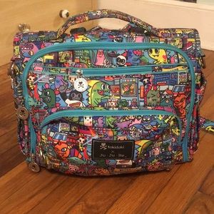 Ju-Ju-Be BFF diaper bag. Tokidoki Kaiju City.